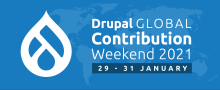 Drupal Global Contribution Weekend flyer
